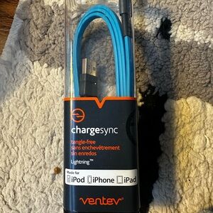 Blue ChargeSync Lightning Cable